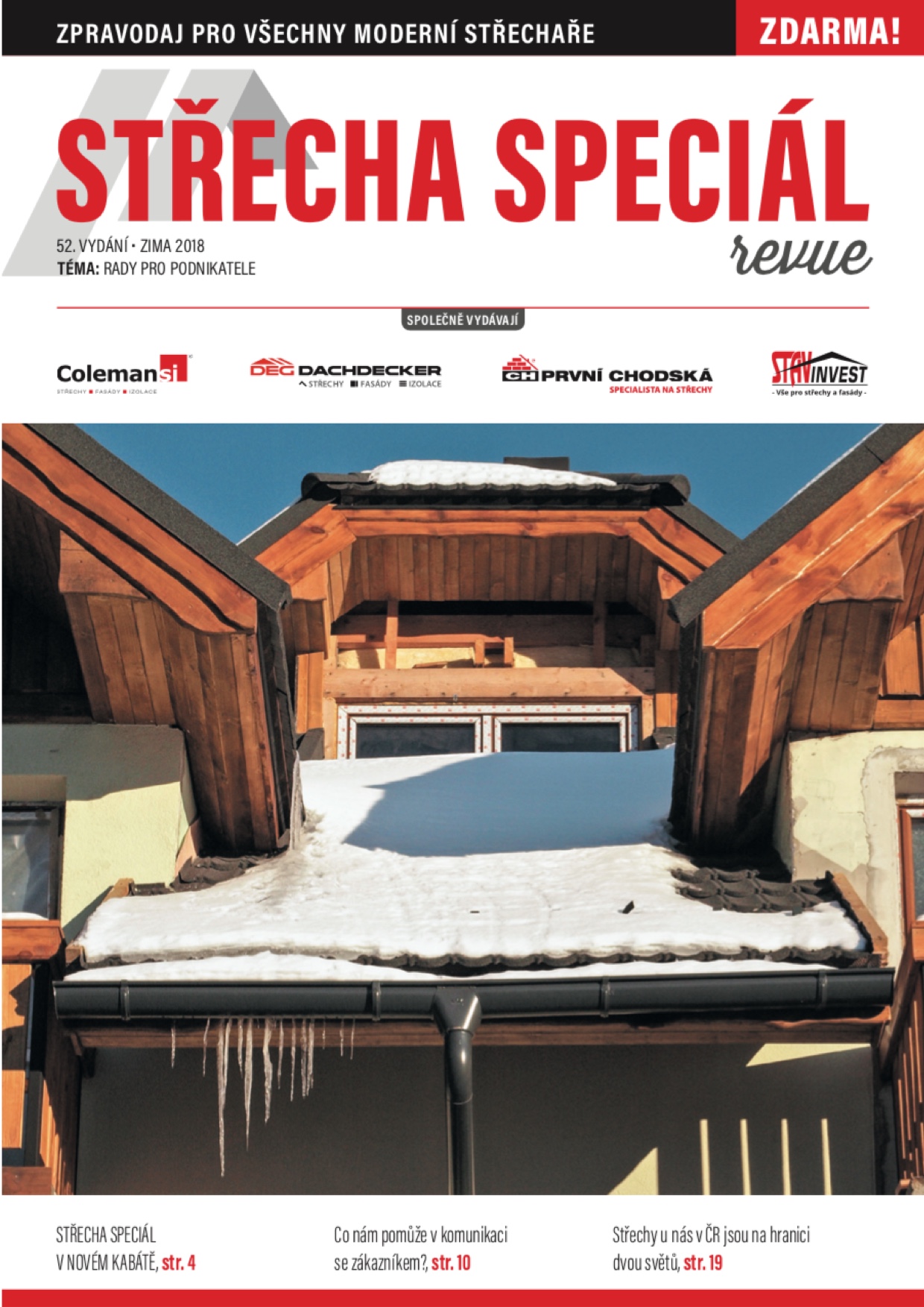 Titulní strana časopisu Střecha Speciál Revue č. 52