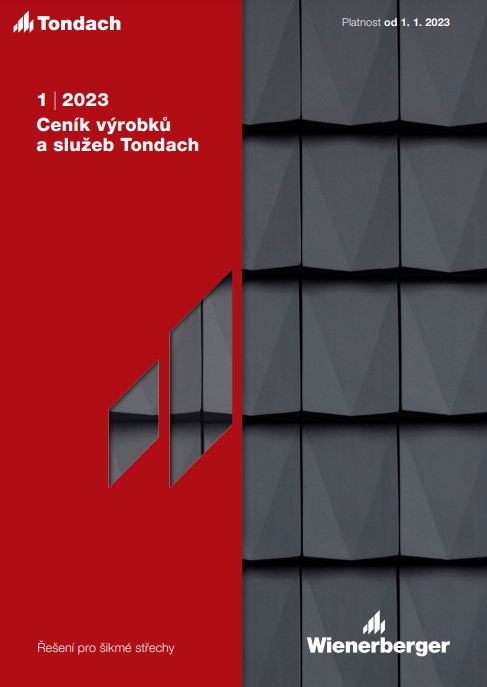 Ceník Tondach titulka