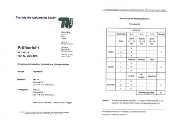 Protokol TUV Berlín.