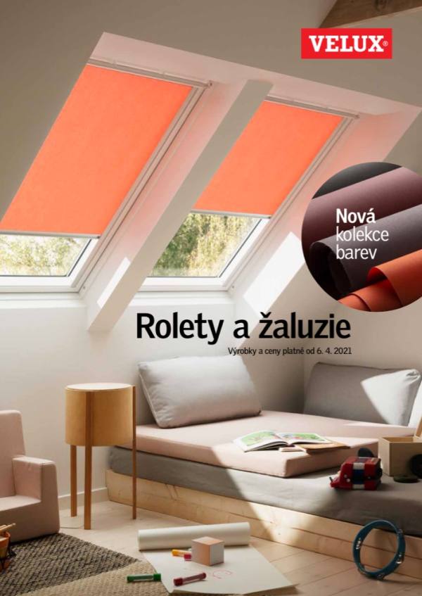 Katalog rolet a žaluzií Velux 2021