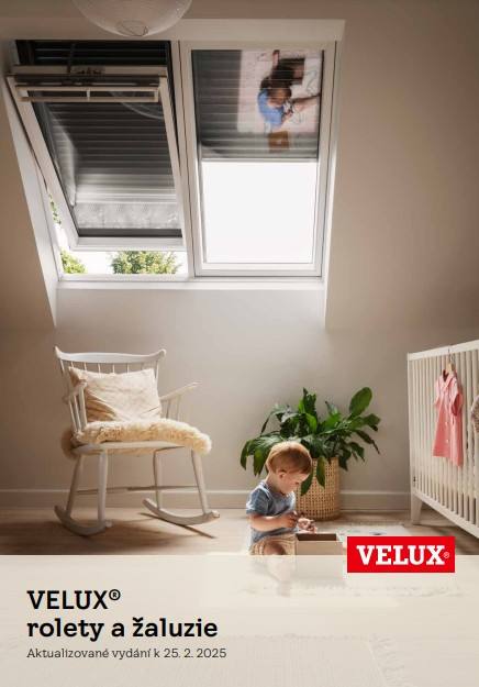Velux katalog rolet a žaluzií 2025