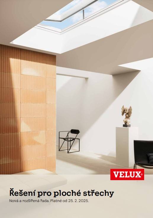 VELUX řešení pro ploché střechy 2025