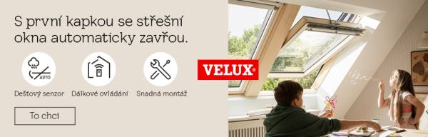 Banner Velux dálkově ovládané střešní okno