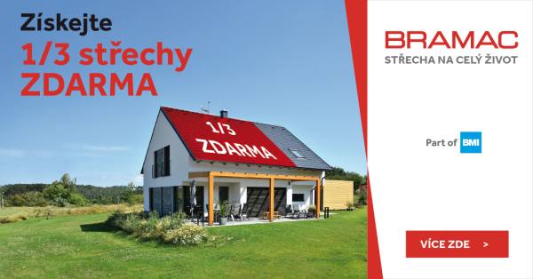 Bramac 1/3 střechy zdarma