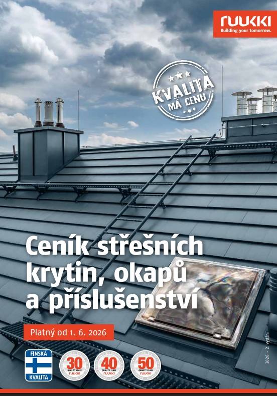 Titulní strana ceníku Ruukki