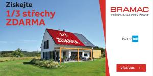 Bramac 1/3 střechy zdarma
